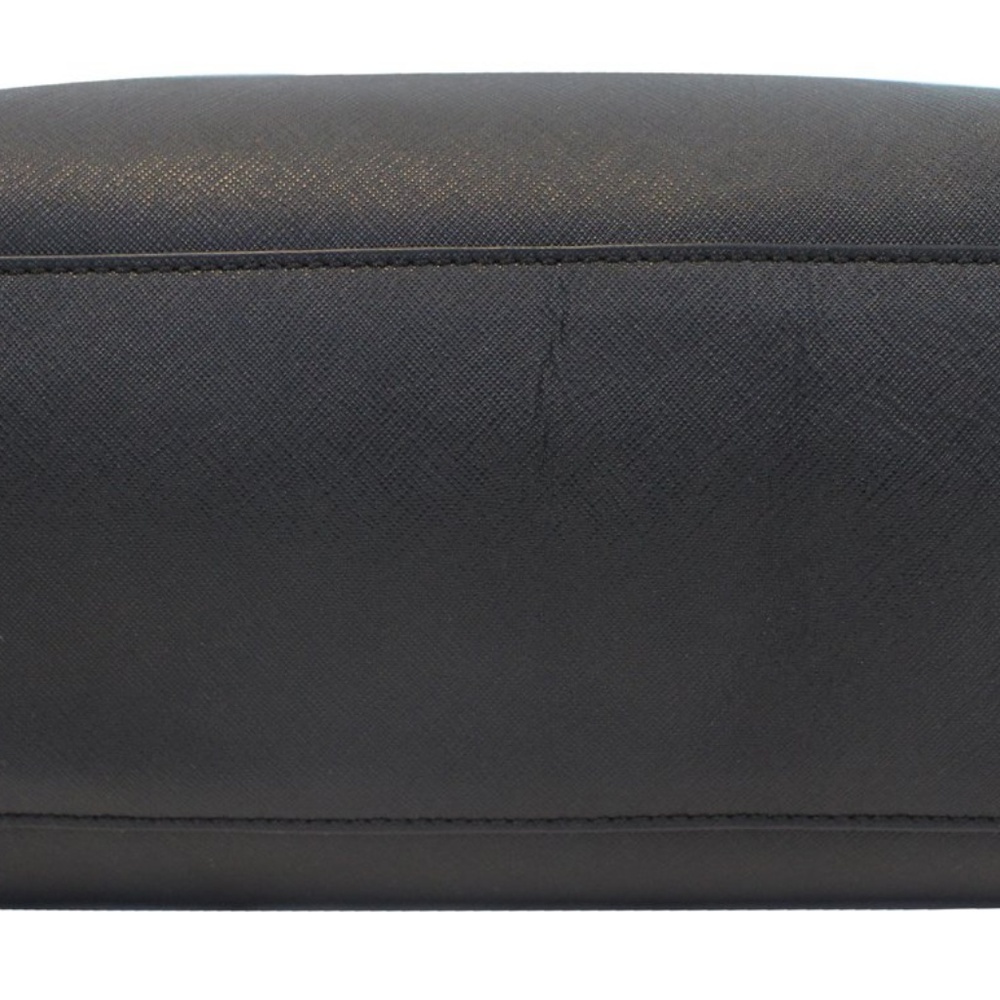 TORY BURCH York Black Leather Tote Small Bag - Picture 4 of 8